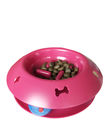 Sound Light Cat Feeding Bowls Three Voice Pet Food Fountain Increase Eating Fun