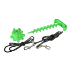 ABS Cleaning Teeth Cute Pet Toys Durable Three Piece Set With Rope