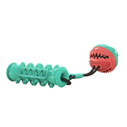 Wholesale Rubber Indestructible Treat Dispensing Ball Interactive Pet Ball Chew Dog Toy