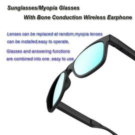 2018 New Fashion bluetooth sunglasses wireless headphones bone conduction glasses