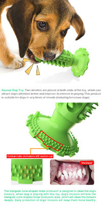 20cm Rubber Corn Speech Dog Toy Molar Stick Dog Toothbrush